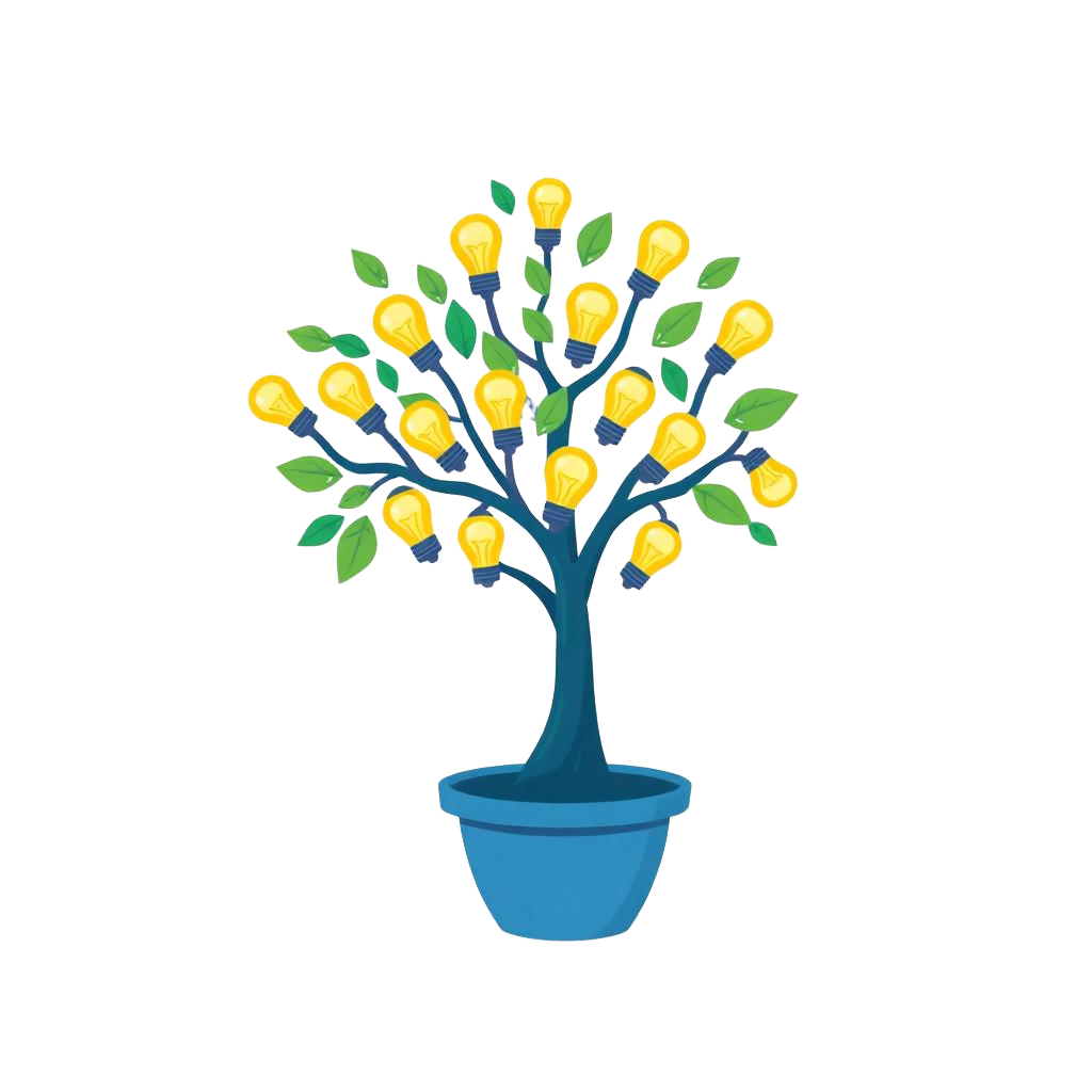 engagED logo — a tree growing lightbulb ideas